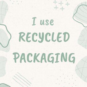 I USE RECYCLED PACKAGING